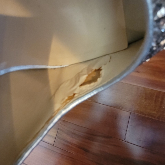 GUESS size 9 gold glittery heels - Picture 5 of 5